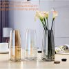 oem/odm services fantesticryan modern glass vase irised crystal clear glass vase for home office decor (neon clear) affordable bulk deals