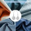 bulk purchase auleep magnetic curtain tiebacks, 4 pack magnetic decorative drapes curtain clips buckle, flower curtain tie back, european and american style (silver) factory discount