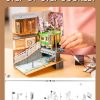 supplier direct rolife led book nook kit-decorative bookend stand-3d wooden puzzle for adults-bookshelf insert booknook-room decor for teen girls boys women men wholesale prices