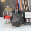 supplier direct ambipolar geometric decorative ball shaped bookends, modern cast iron black bookends for office desk, book shelf, room decor, home office, book stand or organizer, set of 2. antique black wholesale prices