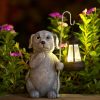 dropship from factory solar garden decor statues figurine: garden art for patio balcony yard lawn - unique christmas birthdays gifts for mom grandma women wife sister mass production supply