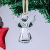dropship from factory longwin crystal angel figurine christmas decorative clear glass home decor ornaments collecible gift idea mass production supply