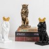dropship from factory lion statue decor 9 inch resin, cool lion stuff to put on shelves, antique gold decor accent crown lion statue man home office desk table shelf decoration, men father leo lion gift mass production supply