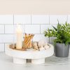 wholesale direct bloomingville paulownia wood pedestal tray bulk purchase at factory prices