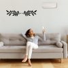 bulk purchase 2 pieces wooden vine olive branch leaf leaf wall decor,farmhouse signs for living room decoration (black) trade price