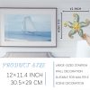 factory direct metal starfish wall decor, sea life coastal decorations 12 inch starfish wall art, nautical home decoration handing ocean beach wall art for garden,fence,home,patio,kitchen,bathroom,(blue) volume discount