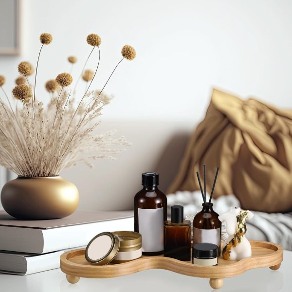 wholesale direct uiifan cloud tray wood tray perfume tray irregular jewelry tray decorative tray wood trays home decor cloud display tray christmas birthday gift(wood color) bulk purchase at factory prices
