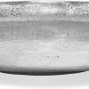wholesale direct red co. 13” decorative round textured aluminum cake display centerpiece tray in distressed silver finish bulk purchase at factory prices