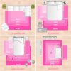 global sourcing foxmas soft fluffy area rugs for bedroom kids room plush shaggy nursery rug furry throw carpets for boys girls, college dorm fuzzy rugs living room home decorate rug, 2ft x 3ft, hot pink oem/odm services