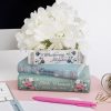 oem/odm services steel mill & co original small book-shaped decorative planter, ceramic planter for home decor, cute bookshelf decor, unique planter for book lovers, classic titles bookstack affordable bulk deals