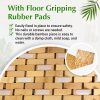 manufacturer direct bamboo bath mat 48 x 16 inches and wooden soap dish set bathroom rugs bathtub mat non slip bath mats for bathroom, kitchen sauna spa hot tub outdoor decor trade price