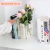 oem/odm services book-shaped vase for flowers, book lovers gifts, aesthetic room decor cute flowers vases & must-have for home, bookshelf, bedroom & office decor for women & teacher gift - like mothers day (clear) affordable bulk deals