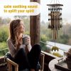 producer to buyer wind chimes for outside, 30"memorial wind chimes with 24 copper tubes and 16 copper bell for garden,patio,window wind chime hanging decoration,bronze memorial sympathy wind chimes gifts for mom discounted pricing