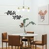 bulk purchase 2 pieces wooden vine olive branch leaf leaf wall decor,farmhouse signs for living room decoration (black) trade price
