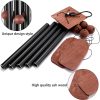 producer to buyer wind chimes for outside deep tone, 36in sympathy wind chimes outdoor clearance, gifts for mother's day and christmas, outdoor decor for garden, patio, yard（wood wind chime, black） discounted pricing