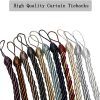 bulk purchase bel avenir curtain ropes tiebacks tie-backs, curtain handmade holdbacks with 2 metal screw hooks - white 2 pack factory discount