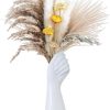 oem/odm services white ceramic vases flower vases home decor cool cute small hand vase for flowers unique modern bathroom living room rose tulip coffee tables centerpieces decorative affordable bulk deals