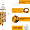 producer to buyer sunflower wind chimes for outside, 35" large aluminium wind chimes garden decor gifts for women mom grandma, outdoor decoration for yard patio porch lawn landscape discounted pricing