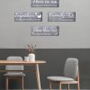bulk purchase joyhawk 4 pieces wall decor signs, this is us, together, bless this home, family rustic wooden farmhouse wall art décor for living room bedroom kitchen, , 4.7 x 13.8 inch(grey) trade price