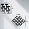 factory direct resaco celtic knot metal wall art black metal wall decor celtic symbol wall plaque knot decorations for bathroom kitchen office indoor outdoor volume discount