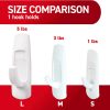 competitive pricing command large utility hooks, holds up to 5 lb, 7 hooks and 12 command strips, damage free hanging wall hooks with adhesive strips, no tools adhesive hooks for hanging christmas decorations one-stop wholesale