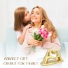 supplier direct moyi decorative book ends,taylor heart hands decor bookends, unique office desk indoor home decor book holder ornaments for living room,bedroom,office room-gold wholesale prices