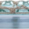 wholesale direct avanti linens - decorative tray, resin countertop organizer, beach inspired bathroom accessories (seaglass collection) bulk purchase at factory prices