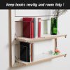 supplier direct happyhapi book ends, 8 pcs book ends acrylic bookends for shelves, clear book holder stand, non-skid decorative bookend, study book organizer for home library office, 5 x 5 x 7.3 inch wholesale prices