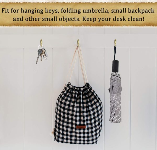 competitive pricing 30 pcs push pin picture hooks, thumbtacks for wall hanger, picture hanging nails for wall, decorative thumb tacks for hanging, bulletin board hooks (silver & gold & black) one-stop wholesale