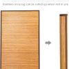 manufacturer direct happygrill bamboo area rug, 5' x 8' floor carpet, floor mat with anti-slip backing, easy care,indoor roll-up runner rug for bedroom, living room, entryway trade price