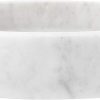 wholesale direct creative co-op minimalist round carved marble tray or charcuterie board, white, 8" bulk purchase at factory prices