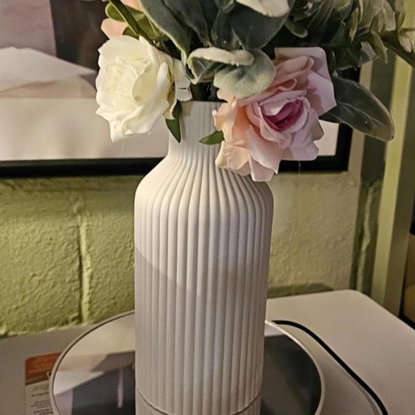 oem/odm services vase, white ceramic flower vase, minimalist modern home decor, matte finish pampas grass vase for table, fireplace, shelf, mantel, entryway and centerpieces affordable bulk deals
