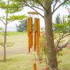 producer to buyer mumtop bamboo wind chimes, outdoor wooden wind chime with amazing deep tone for garden, patio, home or outdoor decor discounted pricing