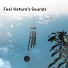 producer to buyer windchimes outdoors, 32 inches deep tone metal wind chimes with 6 thickened aluminum tubes, wind chimes for outside, memorial wind chimes best gift for mom grandma women, black discounted pricing