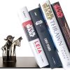 supplier direct master yoda force metal bookend, double-sided printing yoda pattern, creative gift for star war lovers wholesale prices