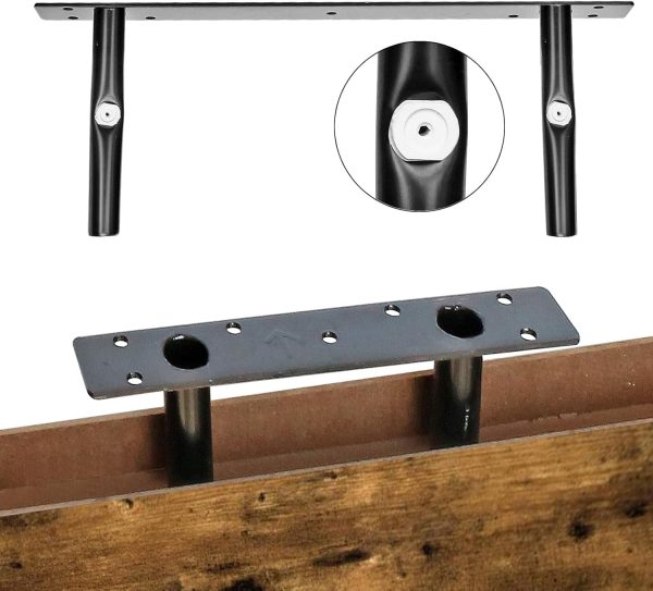 bulk purchase qeeig ‎bathroom shelves over toilet paper storage wall mounted farmhouse decor decorations aesthetic décor sign small floating wall shelf 2+1 set 16 inch, rustic brown (020bn) trade price
