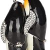 dropship from factory belupai penguins couple figurine decorative, penguins with hinged enameled jewelry box, jewelry box hinged trinket boxes for ornament desktop crafts collection decor mass production supply