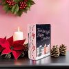 oem/odm services steel mill & co original large book-shaped decorative christmas vase, ceramic vases for home decor, cute bookshelf decor, unique vase for book lovers, twas the night before christmas affordable bulk deals