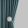 bulk purchase 4 packs curtain magnetic buckle spring window decoration curtain tie rope for home office decoration (white) factory discount