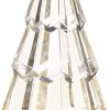 dropship from factory sparkle goldtone christmas tree lighted 13.75 inch acrylic decorative tabletop figurine mass production supply