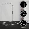 supplier direct happyhapi book ends, 8 pcs book ends acrylic bookends for shelves, clear book holder stand, non-skid decorative bookend, study book organizer for home library office, 5 x 5 x 7.3 inch wholesale prices