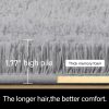 global sourcing lochas fluffy bedroom rug 2.6' x 5.3', shaggy area rug for bedroom bedside, soft oval throw rugs carpet for living room kids girls home decor oem/odm services
