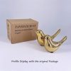 dropship from factory fantesticryan small birds statues gold home decor modern style figurine decorative ornaments for living room, bedroom, office desktop, cabinets mass production supply