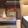 oem/odm services book vase for flowers home décor,artistic and cultural flavor decorative acrylic clear vase for home and office,creative gifts for book lovers. (transparent) affordable bulk deals