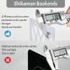 supplier direct bookends decorative metal heavy duty book end supports for bookrack desk wholesale prices