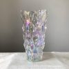 oem/odm services heavy glass flower vase thickened 3.5lb 9.5inch sparkle vase bohemian style, for centerpieces,wedding,perfect home decor (sparkle) affordable bulk deals