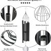 producer to buyer astarin wind chimes for outside tuned relaxing soothing large deep tone,36 inch low bass,memorial wind chimes sympathy for mom dad,black discounted pricing