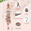 producer to buyer bigfoot wind chimes outdoor big foot sasquatch gifts for men/women/dad/grandpa birthday gift memorial gift metal windchimes for outside/indoors, home, lawn, porch, patio, garden decor, yard decoration discounted pricing