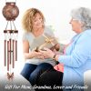 producer to buyer wind chimes for outside butterfly solar lantern, 38" flower solar wind chimes gifts for mom hanging lights, garden decor memorial wind chime, christmas windchimes outdoors gifts for women discounted pricing