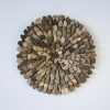 bulk purchase creative co-op round driftwood wall décor trade price